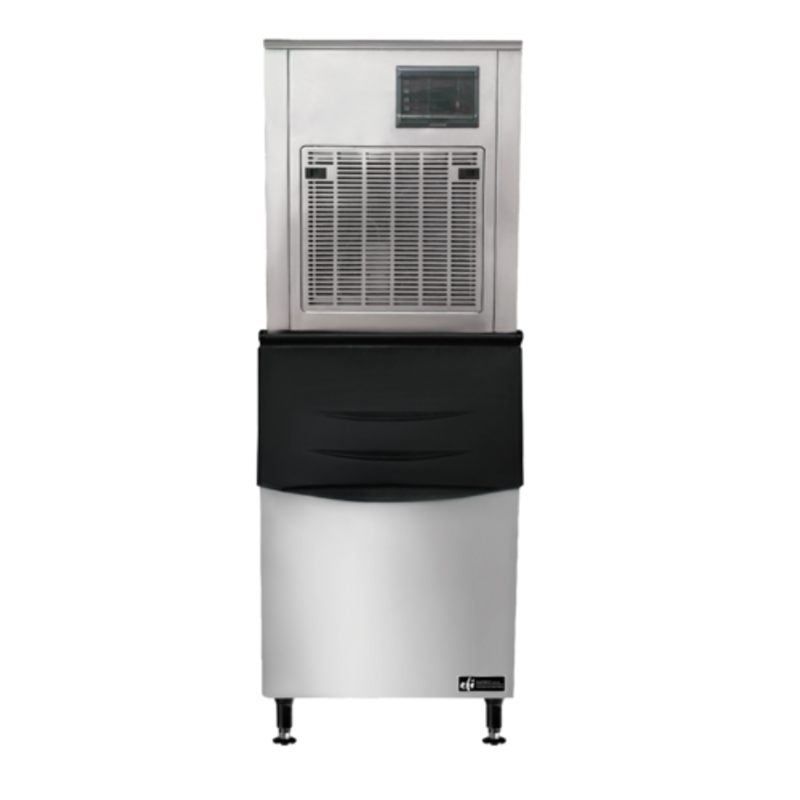 EFI Versa Chill 550 lb Air-Cooled Nugget Ice Machine with 276 lb Built-In Bin IM-550-NUGGET