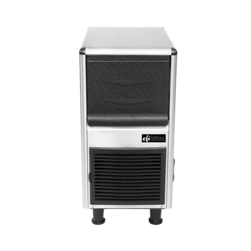 EFI IM-77 Air-Cooled Cube Ice Machine with 33 lb Storage Bin