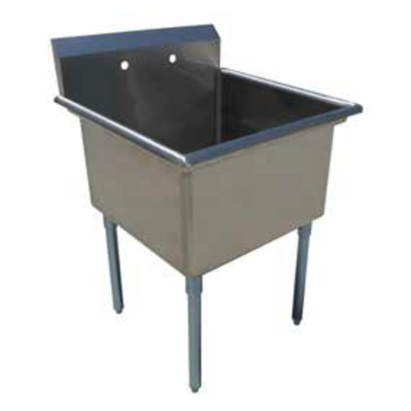 EFI SI818-1NC-E 21-Inch Economy One-Compartment Commercial Prep Sink