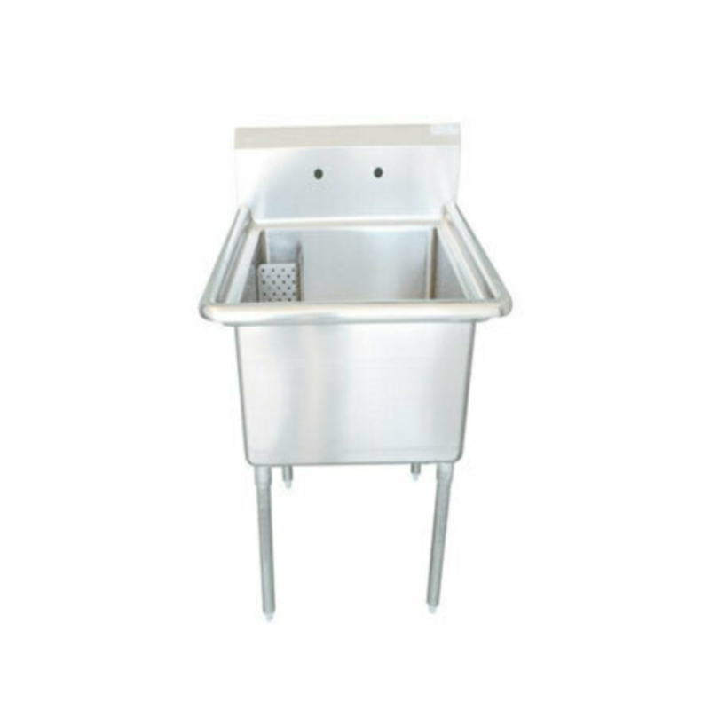 EFI SI824-1N 24x24-Inch Heavy-Duty Single Compartment Pot Sink