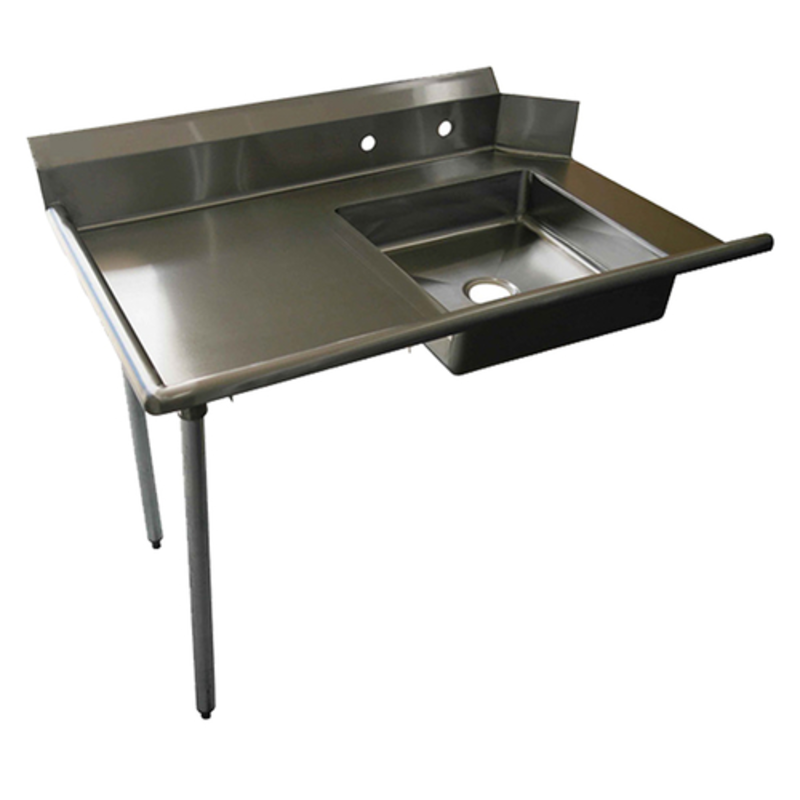 EFI SIST96L 96-Inch Stainless Steel Soiled Dishtable - Left-to-Right Flow