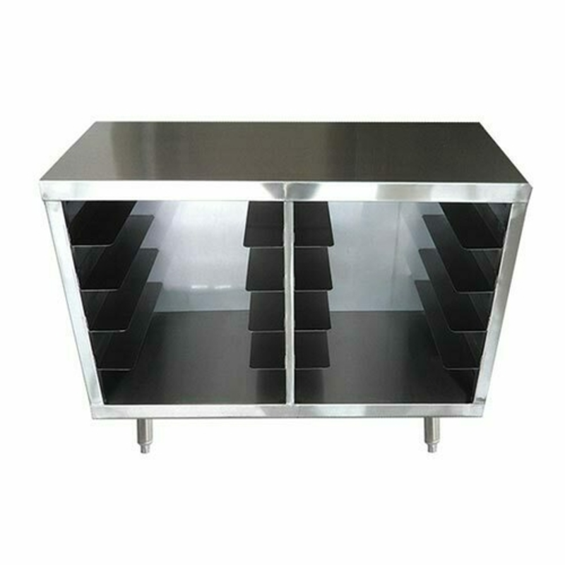 EFI TDR2046 46-Inch Open-Front Stainless Steel Dish Rack Cabinet