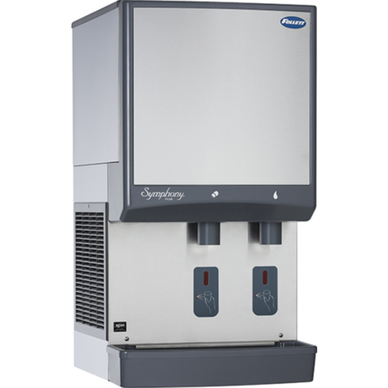 Follett Symphony Plus 25HI414A-S0-DP Wall-Mounted Nugget Ice & Water Dispenser - 425 lb