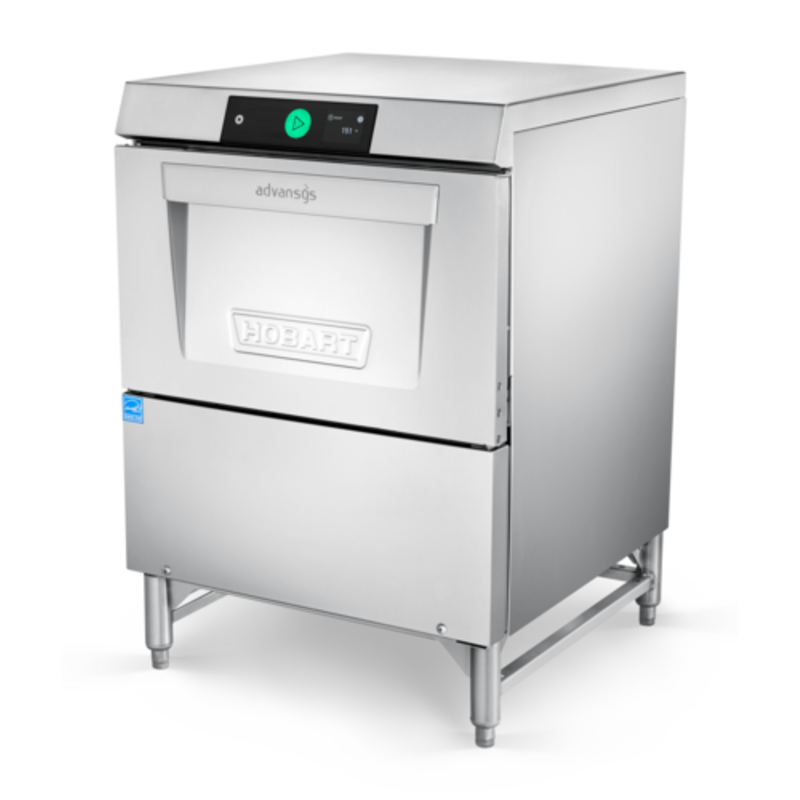 Hobart LXGNR-30 High-Temperature Advansys Undercounter Glasswasher with Steam Elimination