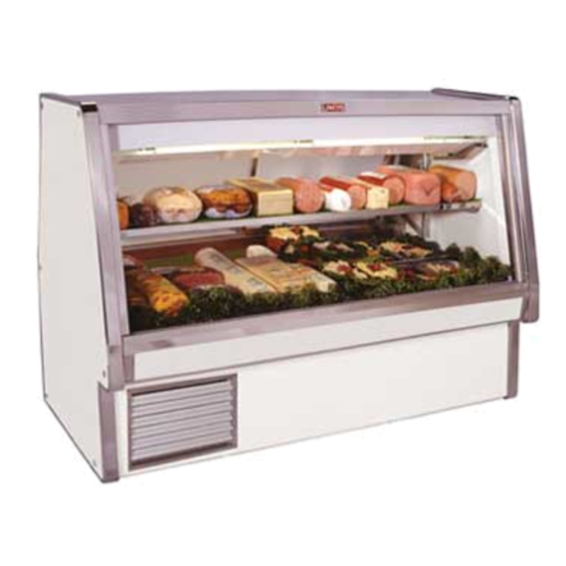 Howard-McCray SC-CDS34E-4-LED 52.5" Double-Duty Refrigerated Deli Display Case