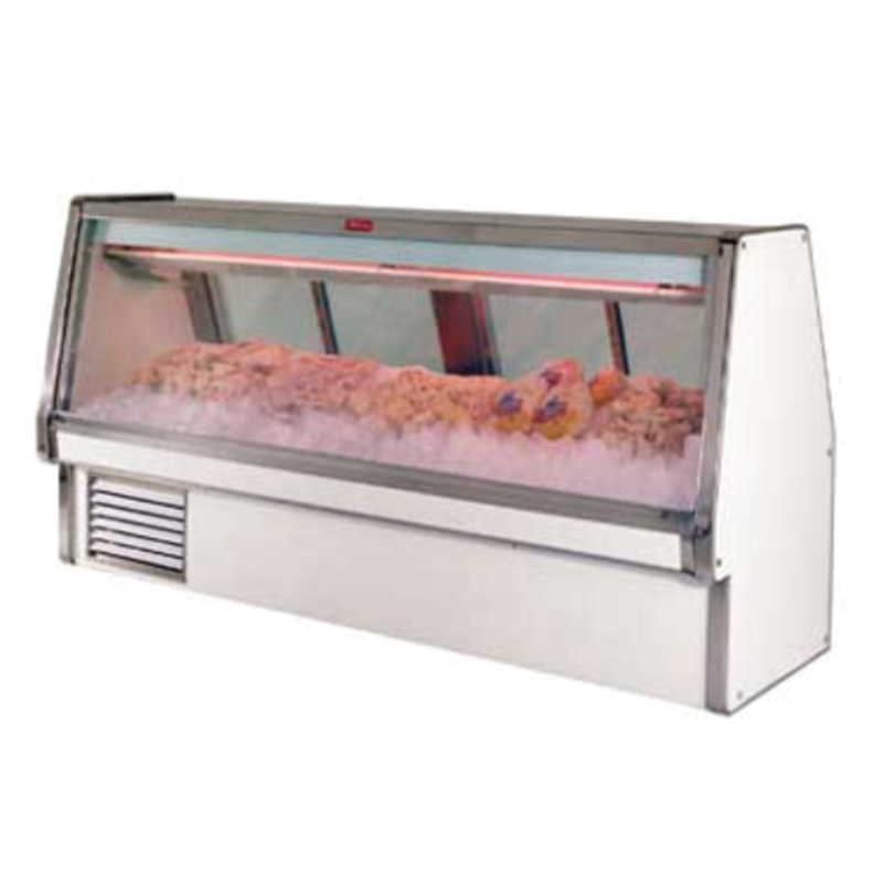 Howard-McCray SC-CFS34E-10-S-LED 124.5-Inch Stainless Steel Seafood and Poultry Service Case