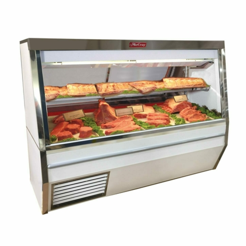 Howard-McCray SC-CMS34N-8-LED 96" Double Duty Red Meat Display Case with LED Lighting
