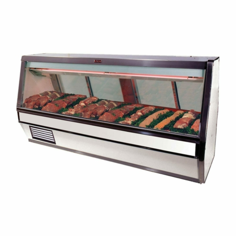 Howard-McCray SC-CMS40E-10-LED 124.5" Self-Contained Red Meat Service Case