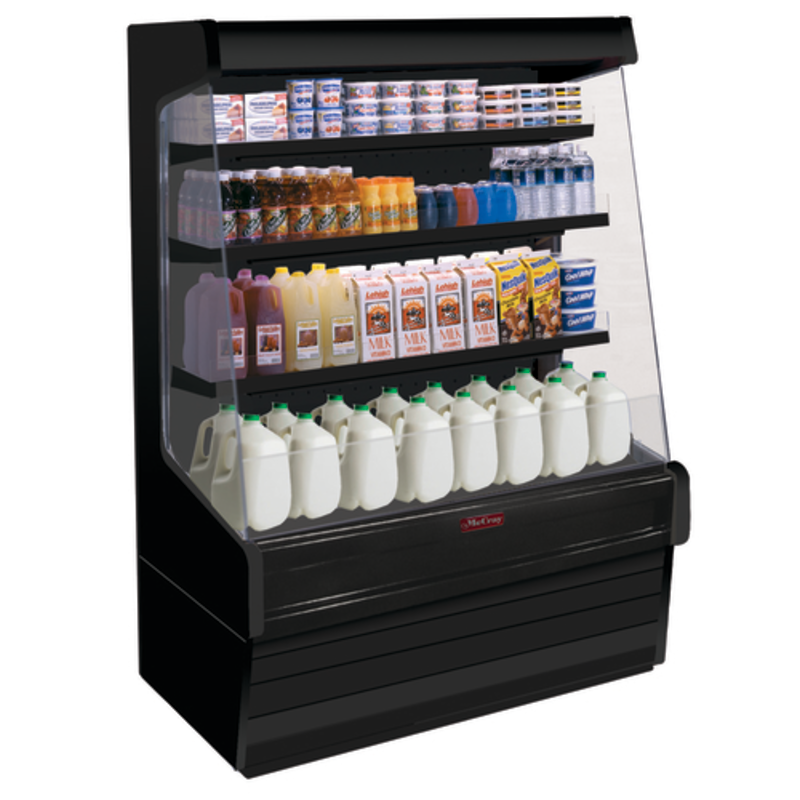 Howard-McCray 63-Inch Stainless Steel Open Display Merchandiser with Rear Access (SC-OD30E-5-SL-S)