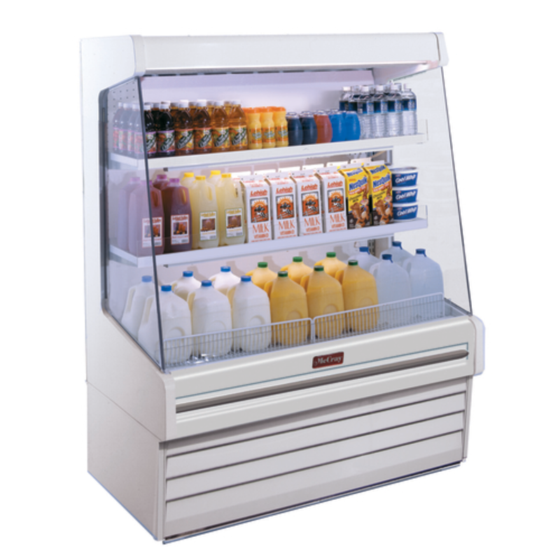 Howard-McCray SC-OD30E-8L-LED 99-Inch Self-Contained Open Merchandiser with LED Lighting