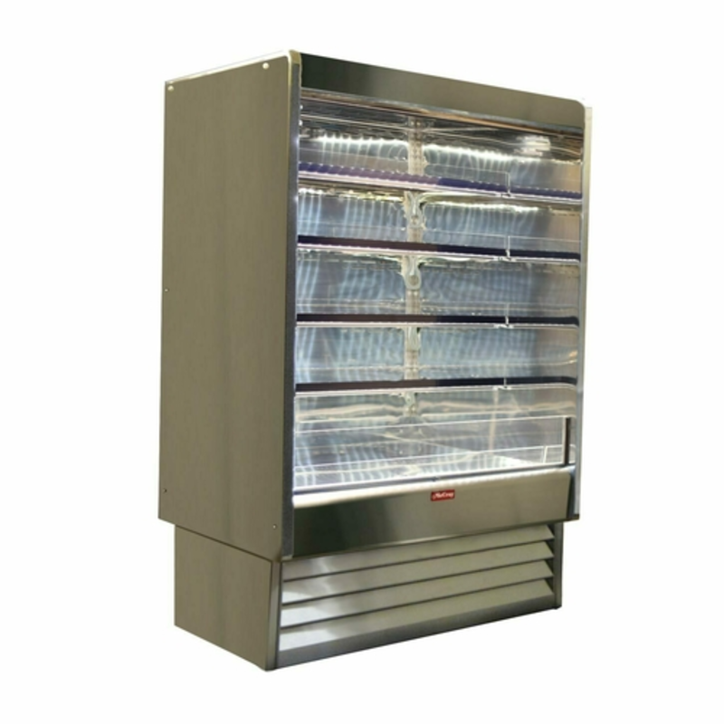 Howard-McCray SC-OD35E-3-S-LED 39-Inch Open Dairy Display Merchandiser with LED Lighting