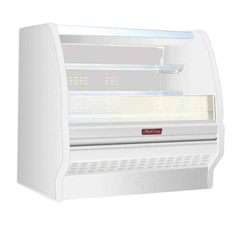 Howard-McCray SC-OD40E-6L-LED 75-Inch Curved Profile Open Case Merchandiser