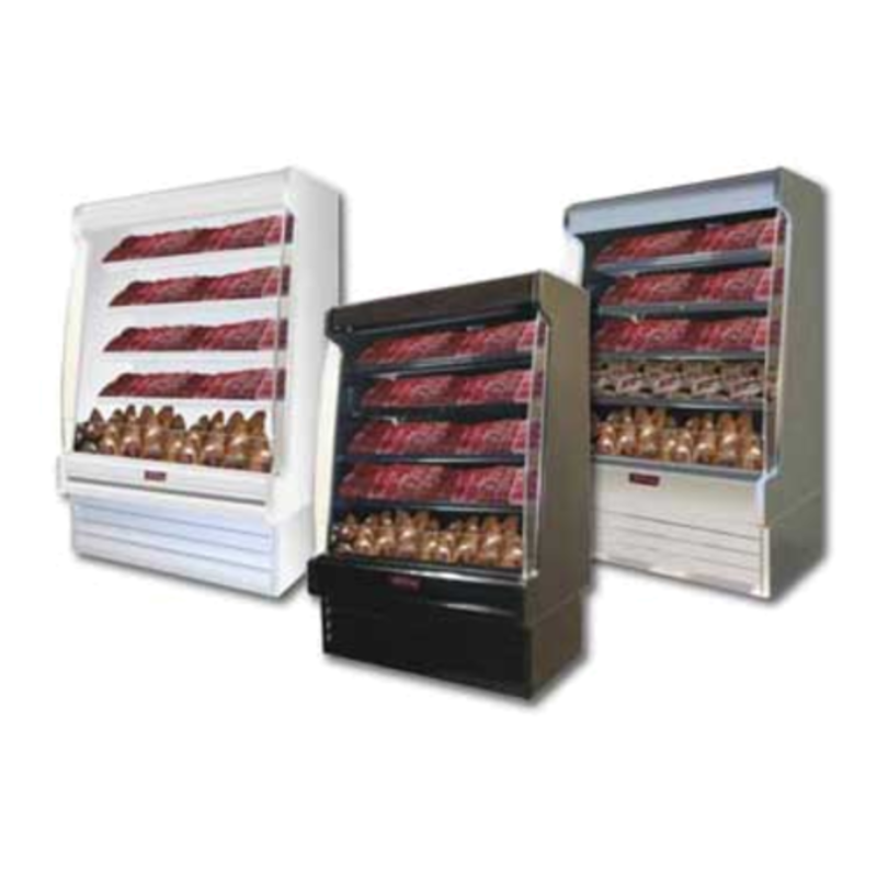 Howard-McCray SC-OM35E-3S-LED 39" Endless Open Refrigerated Meat Merchandiser