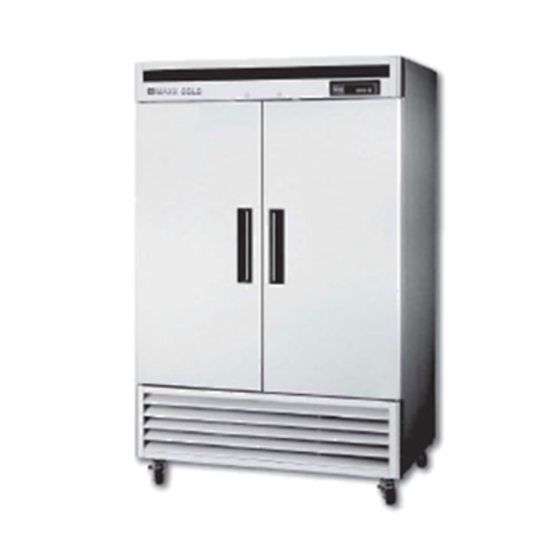 Maxx Cold MCF-49FDHC 54-Inch Solid Two-Door Reach-In Commercial Freezer