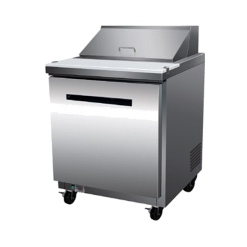 Maxx Cold X-Series 29" Single Door Refrigerated Salad and Sandwich Prep Table (MXCR29SHC)