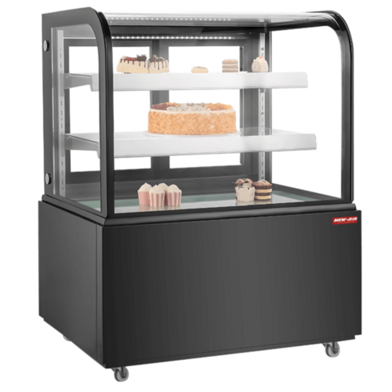 New Air NDC-36-CG 37-Inch Countertop Curved Glass Refrigerated Bakery Display