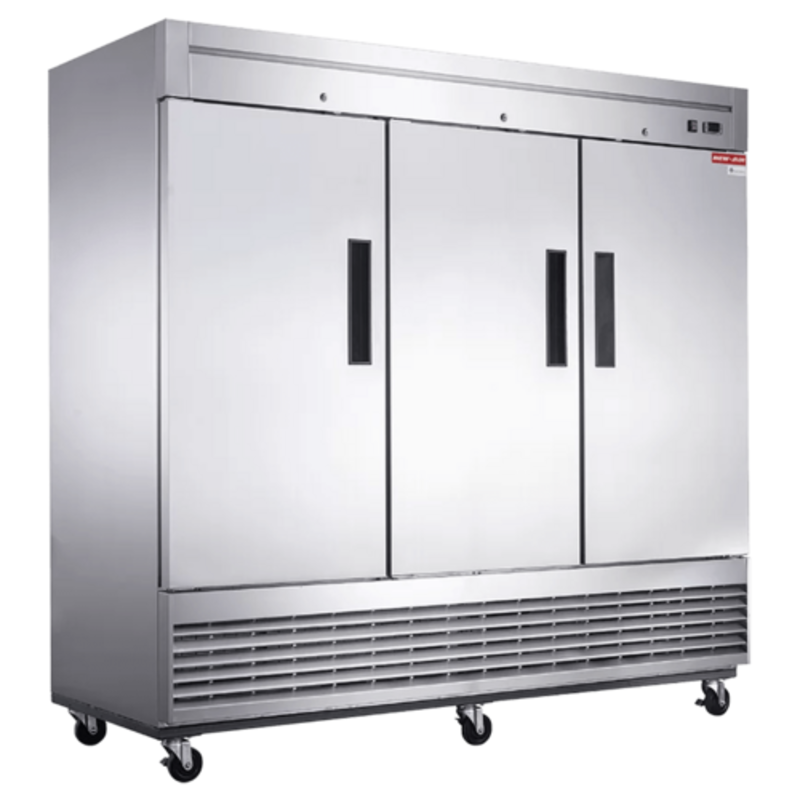 New Air NSR-182-H 82-Inch 3-Door Commercial Reach-In Refrigerator