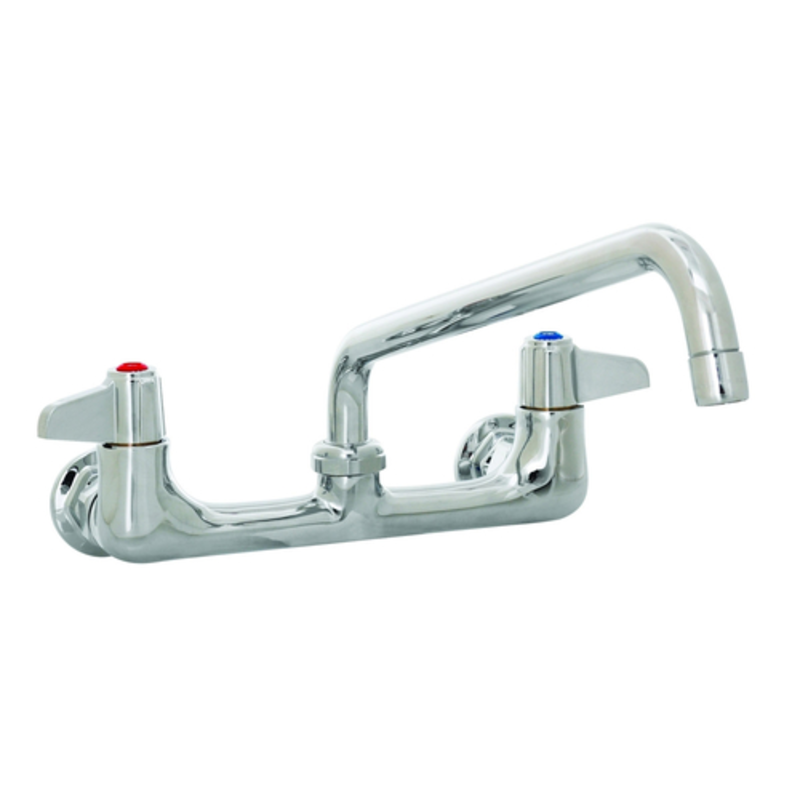 T&S Brass 5F-8WLX08 Equip Wall-Mount Commercial Faucet with 8-Inch Swing Nozzle