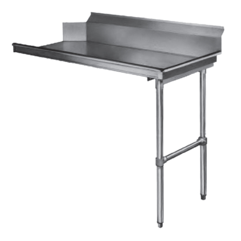 Thorinox TCDT-3048-R 48-Inch Straight Clean Dishtable for Left-to-Right Operation