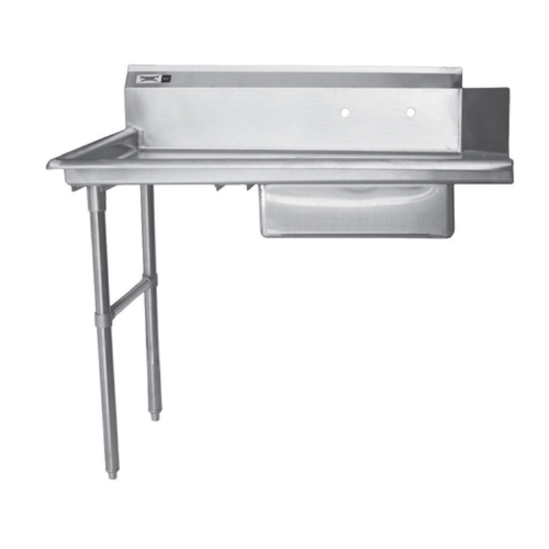 Thorinox 48-Inch Stainless Steel Left-to-Right Soiled Dishtable - TSDT-3048-L