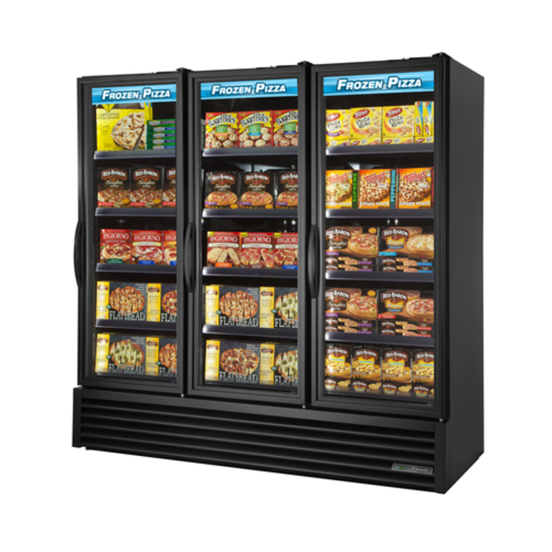 True FLM-81F~TSL01 81-Inch 3-Door Glass Display Freezer Merchandiser