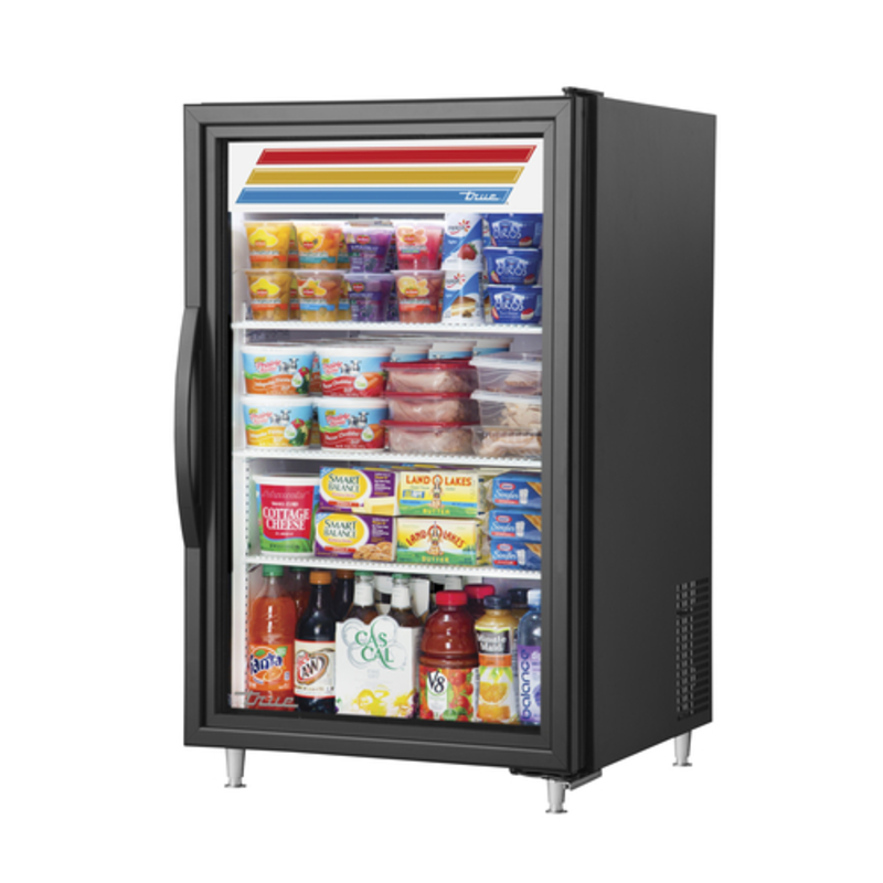 True GDM-07-HC~TSL01 24-Inch Black Countertop Display Cooler