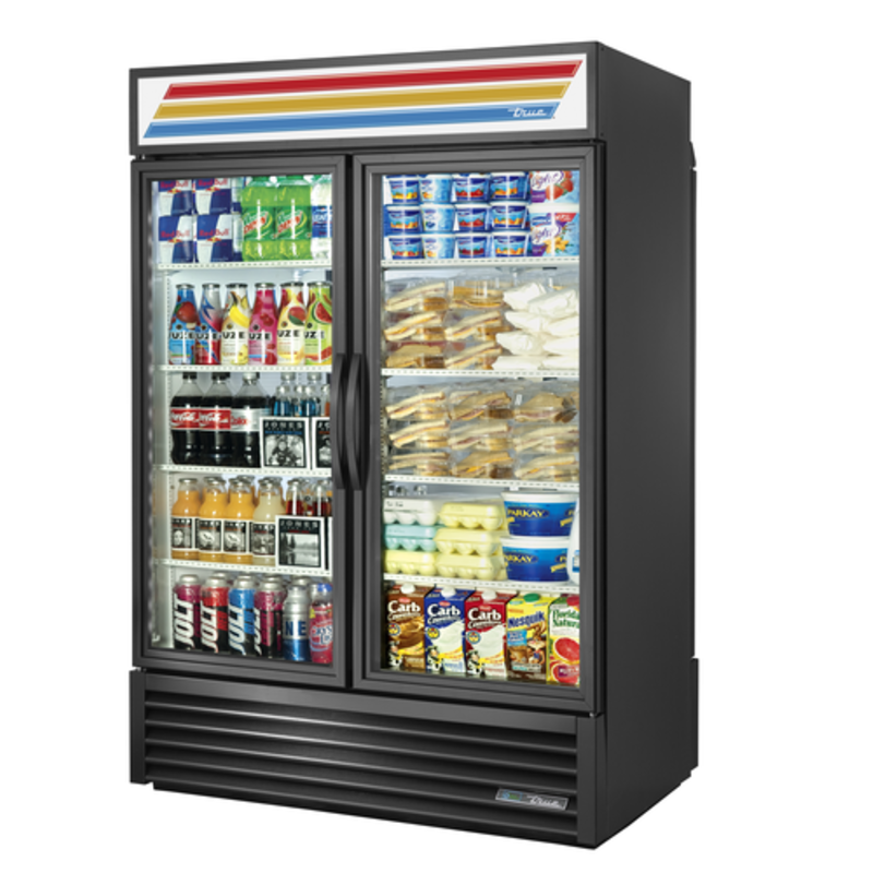 True GDM-49RL-HC~TSL01 54-Inch Rear Load Refrigerated Glass Door Merchandiser