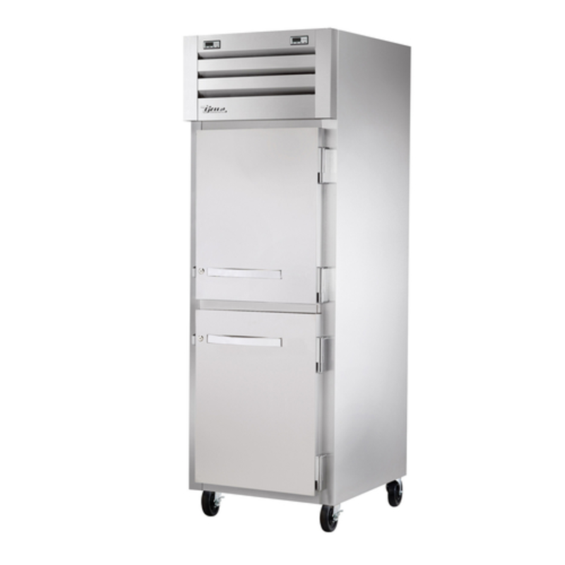 True STA1DT-2HS-HC 27.5-Inch Spec Series Solid Half-Door Dual Temperature Reach-In Refrigerator and Freezer