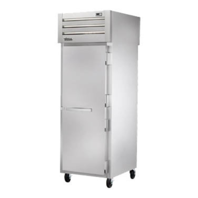 True Spec Series STA1RPT-1S-1S-HC 27.5-Inch Single-Section Pass-Thru Refrigerator