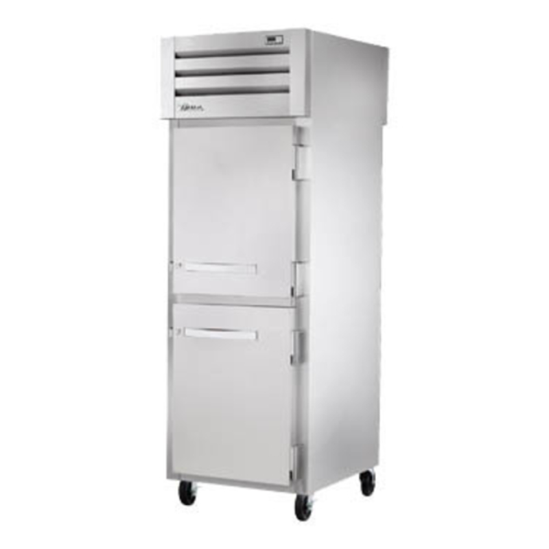 True STA1RPT-2HS-1S-HC 27.5-Inch Solid Door Pass-Thru Refrigerator