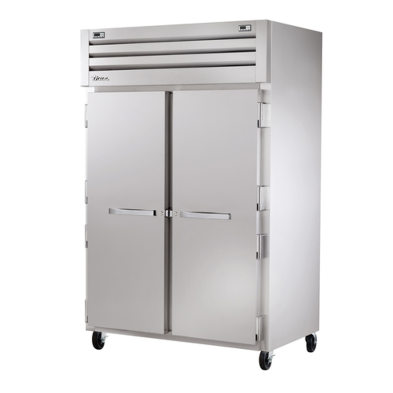 True STA2DT-2S-HC 52.63-Inch Two-Section Solid Door Dual Temp Refrigerator/Freezer