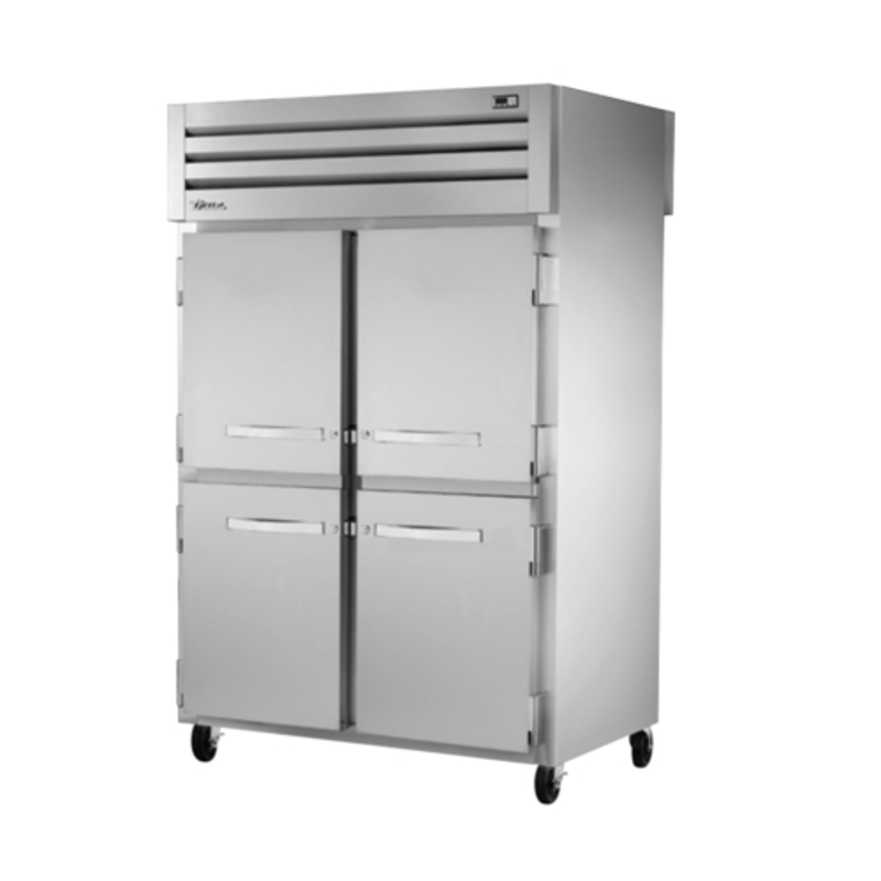 True STA2RPT-4HS-2S-HC 52-Inch Two-Section Pass-Thru Commercial Refrigerator