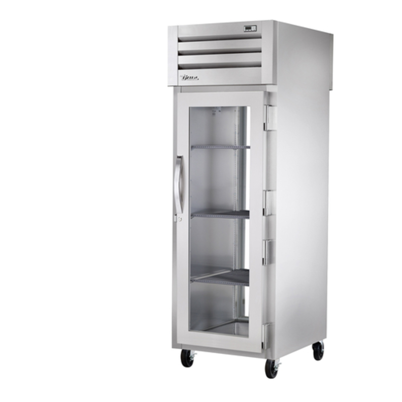 True STG1RPT-1G-1G-HC 27.5" Spec Series Pass-Thru Glass Door Commercial Refrigerator