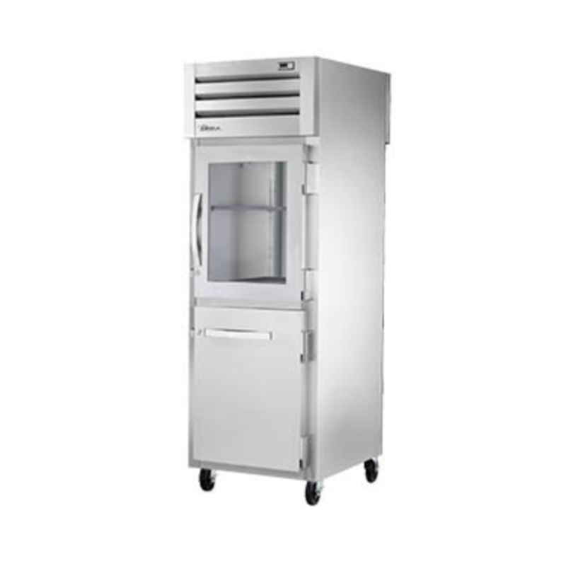 True 27.5-Inch Spec Series Pass-Through Refrigerator STG1RPT-1HG/1HS-1S-HC
