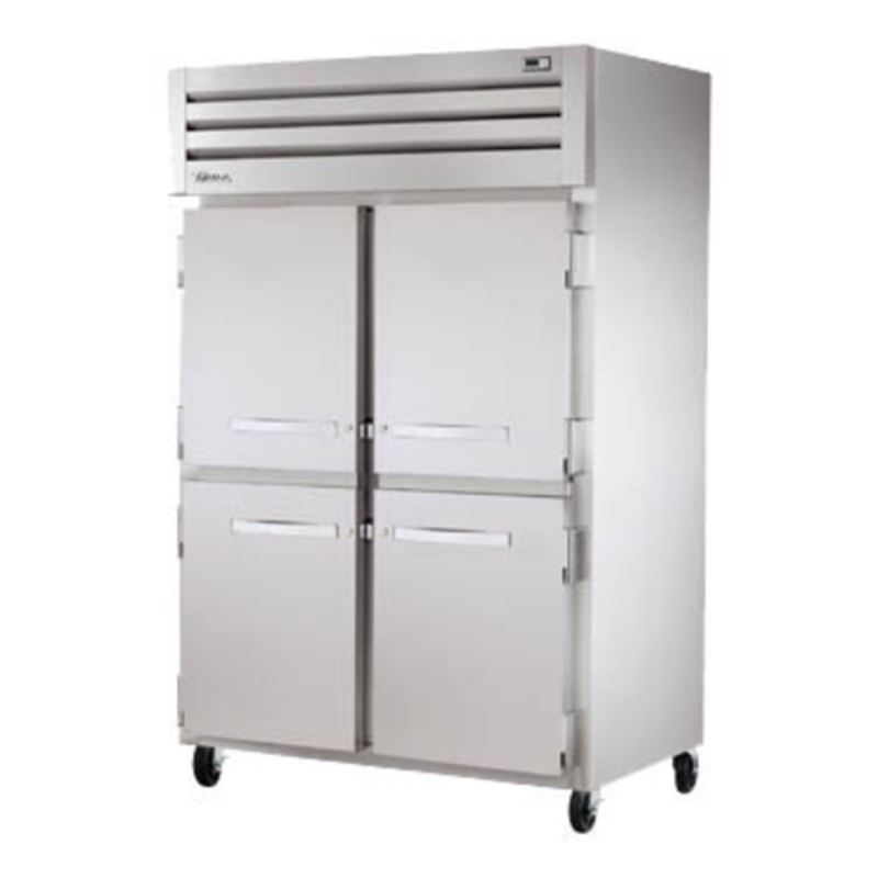 True Refrigeration STG2F-4HS-HC 52-Inch Two-Section Solid Half-Door Commercial Freezer