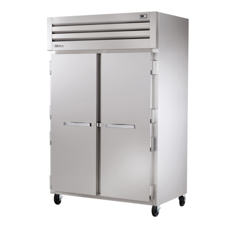 True STG2R-2S-HC Spec Series 52.63-Inch Two-Section Solid Door Reach-In Refrigerator
