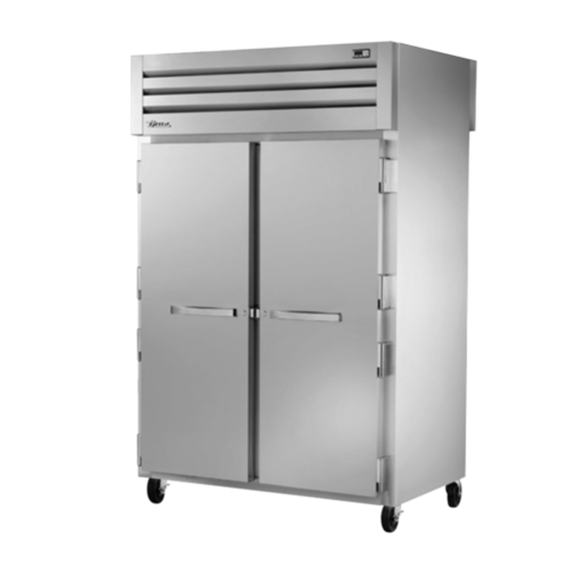 True STG2RPT-2S-2S-HC SPEC SERIES Two-Section Solid Door Pass-Thru Refrigerator
