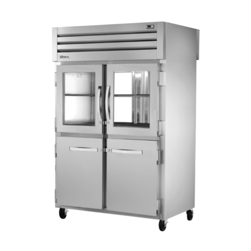 True STR2RPT-2HG/2HS-2G-HC SPEC SERIES 52.63" Pass-Thru Commercial Refrigerator