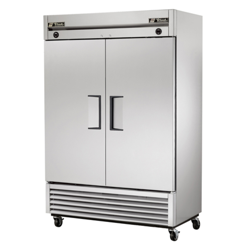 True T-49DT-HC 54.13" Dual Temperature Reach-In Refrigerator and Freezer with Solid Doors