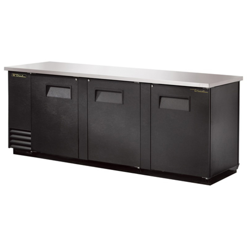 True Refrigeration TBB-4PT 90.38-Inch Pass-Through Back Bar Refrigerator