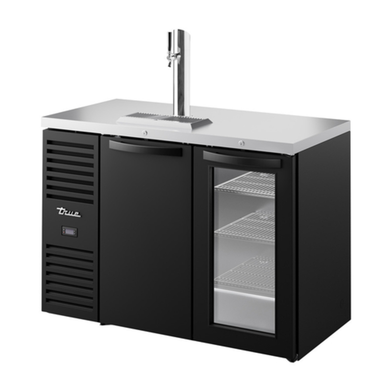 True Refrigeration TDR48-RISZ1-L-B-SG-1 48-Inch Two-Door Commercial Draft Beer Dispenser