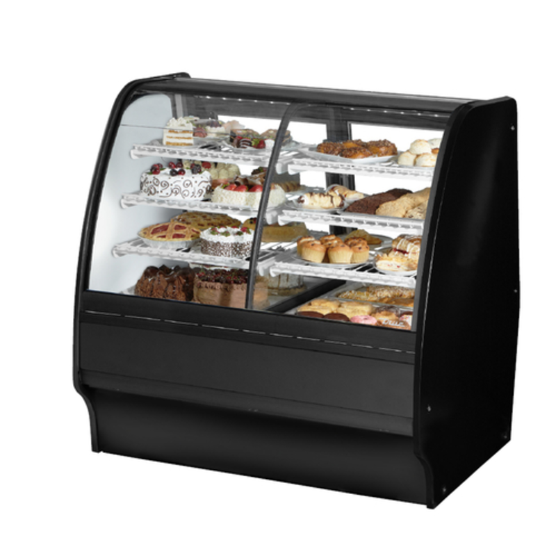 True TGM-DZ-48-SC/SC-W-W 48.25" White Dual Zone Bakery Display Case