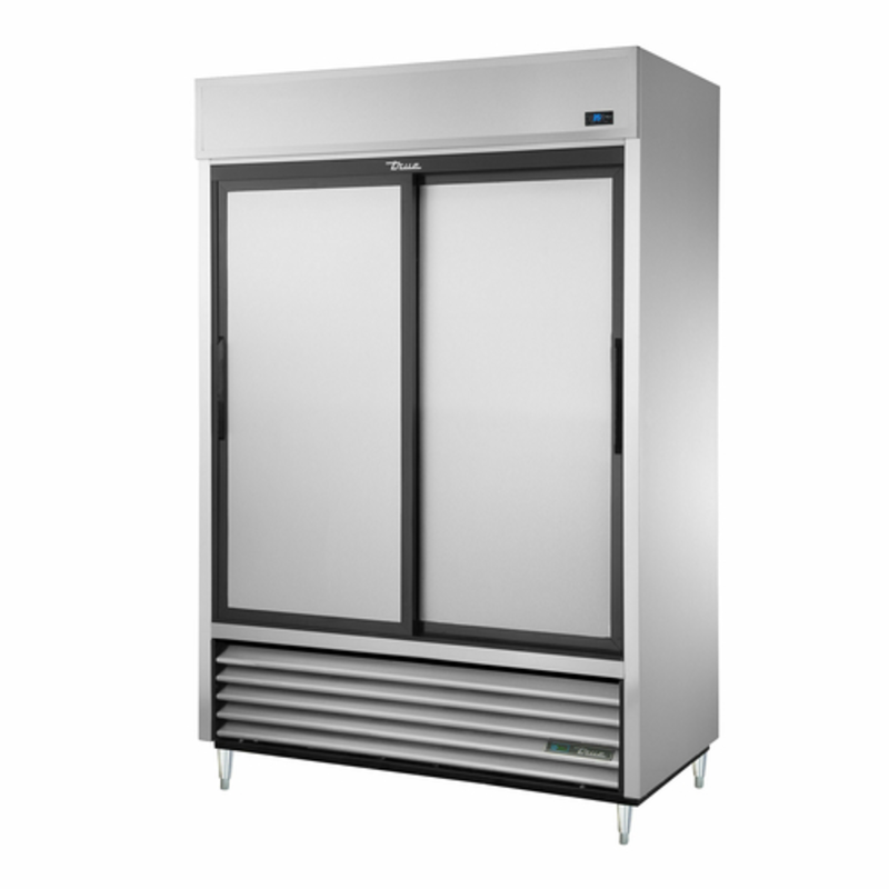 True Refrigeration TSD-47-HC 54-Inch Reach-In Refrigerator with Two Solid Sliding Doors