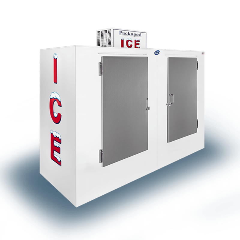 Leer L100UASP 94-Inch R290 Outdoor Auto-Defrost Ice Merchandiser