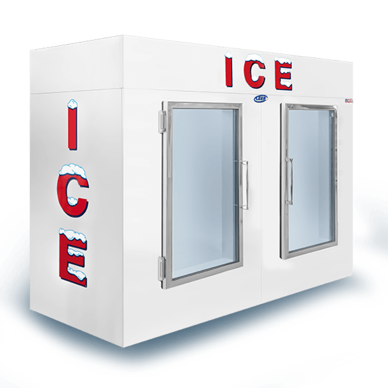 Leer L100UCGP 100 Cu. Ft. 94-Inch Indoor Ice Merchandiser