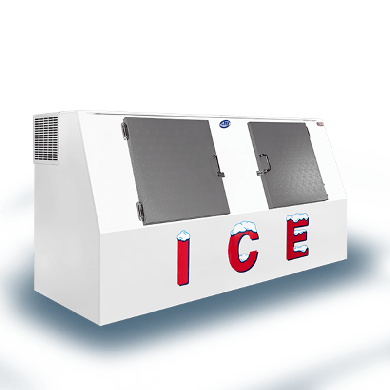 Leer L612LASP 94-Inch 61 Cu. Ft. Low Profile Outdoor Ice Merchandiser