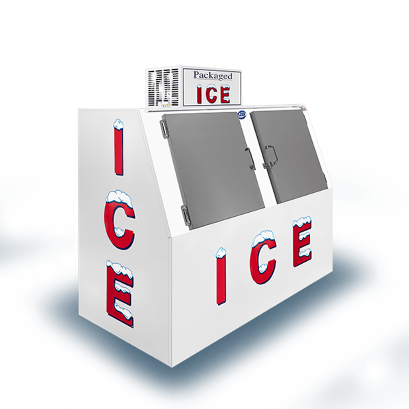 Leer 73" 60 Cu. Ft. Slant-Front Outdoor Ice Merchandiser (L060SASP)