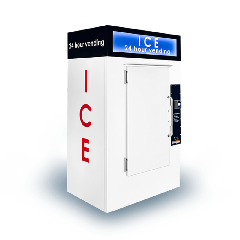 Leer L040UASVP 40 Cu. Ft. Outdoor Ice Vending Merchandiser - 47" Wide